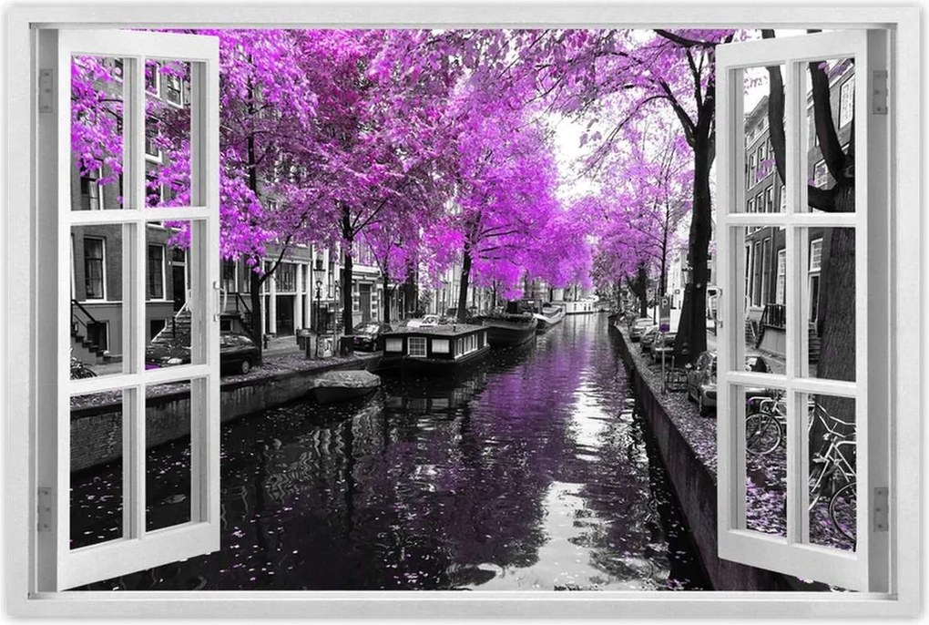 Poszterek 90x60 Holland tájkép Folyó