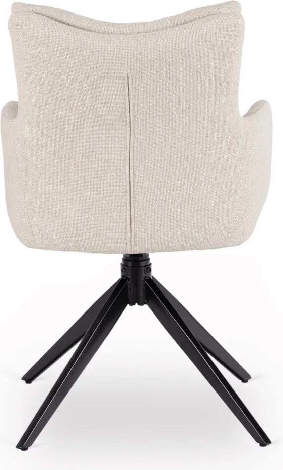 Forgó szék krém színben. JULY