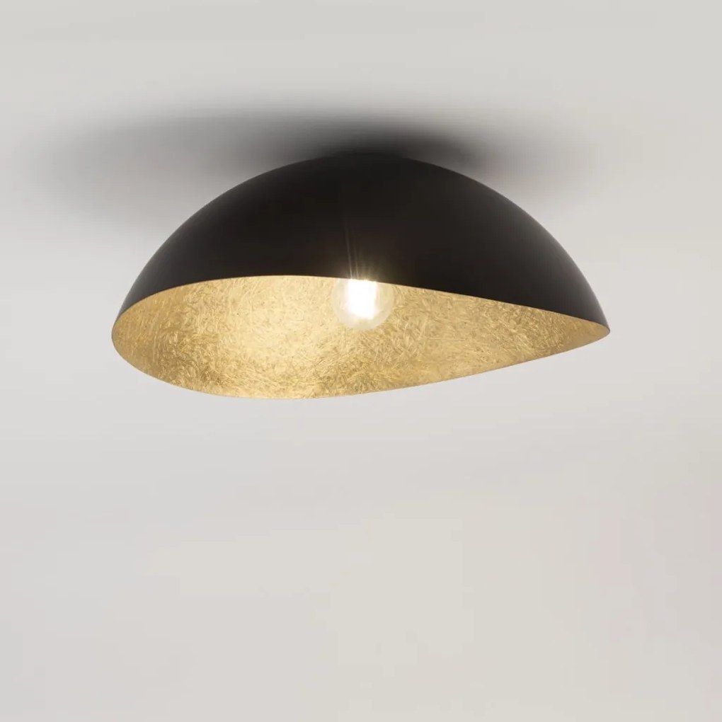SIGMA LIGHTING 40597 SOLARIS Loft Mennyezeti Lámpa Fekete, Arany E27 IP20