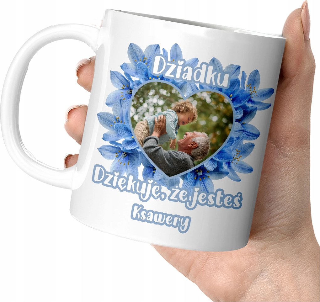 Bögre Nagypapának Személyre Szabott Ajándék Fényképpel És Névvel