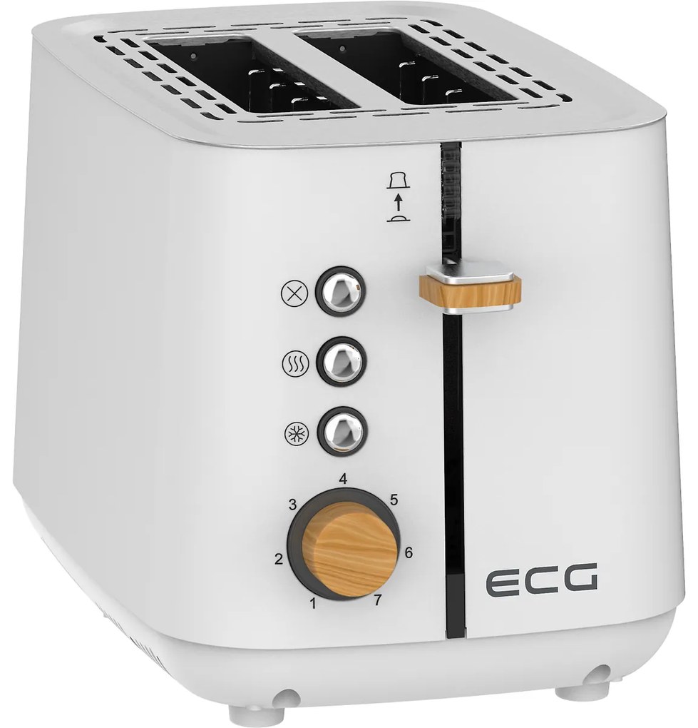 ECG ST 2768 kenyérpirító Timber White