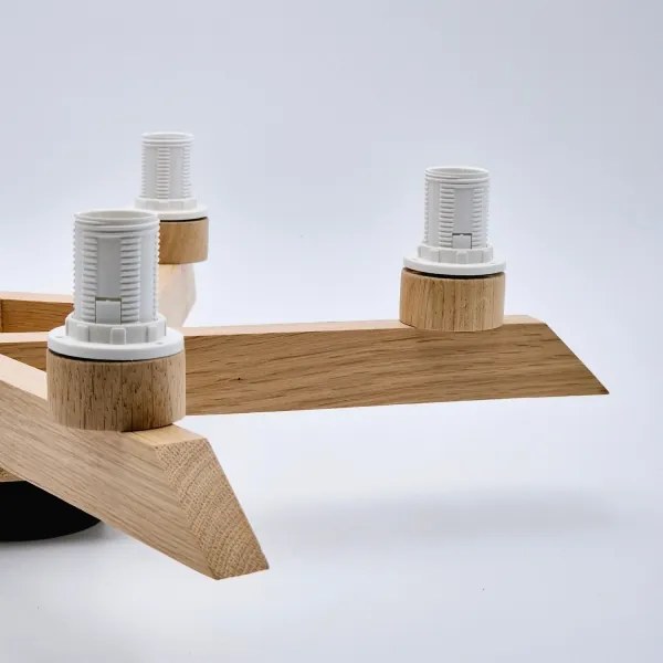 Fali lámpa ANTONIO 5xE14/40W/230V tölgy