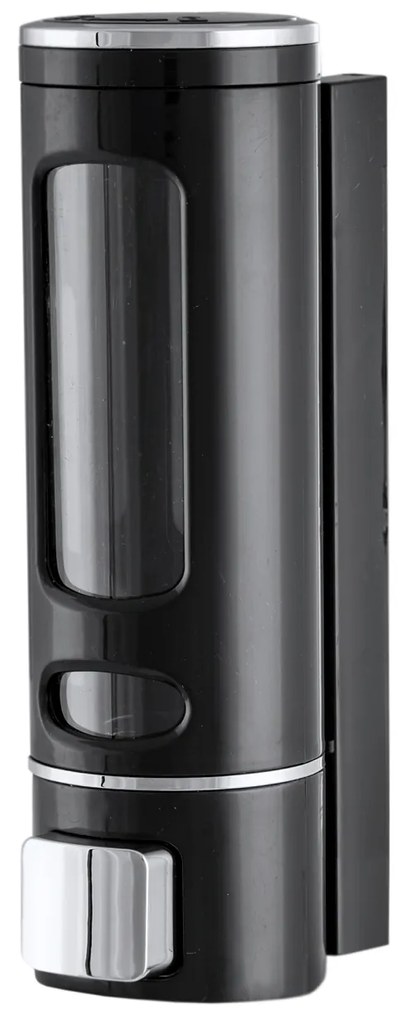 Gamma Gamma, falra szerelhető szappanadagoló 400ml, fekete, GMA-DOZS-BK