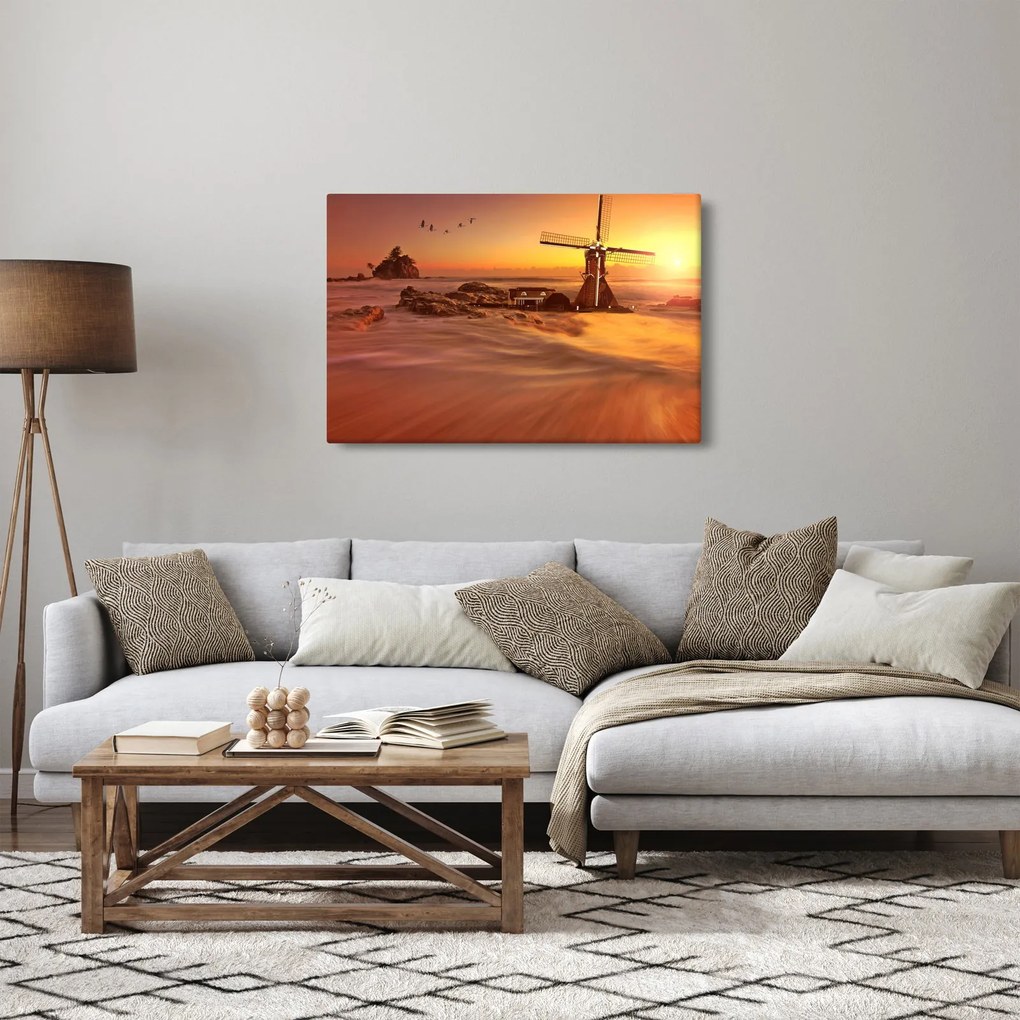 Kép – Naplemente (90x60 cm)