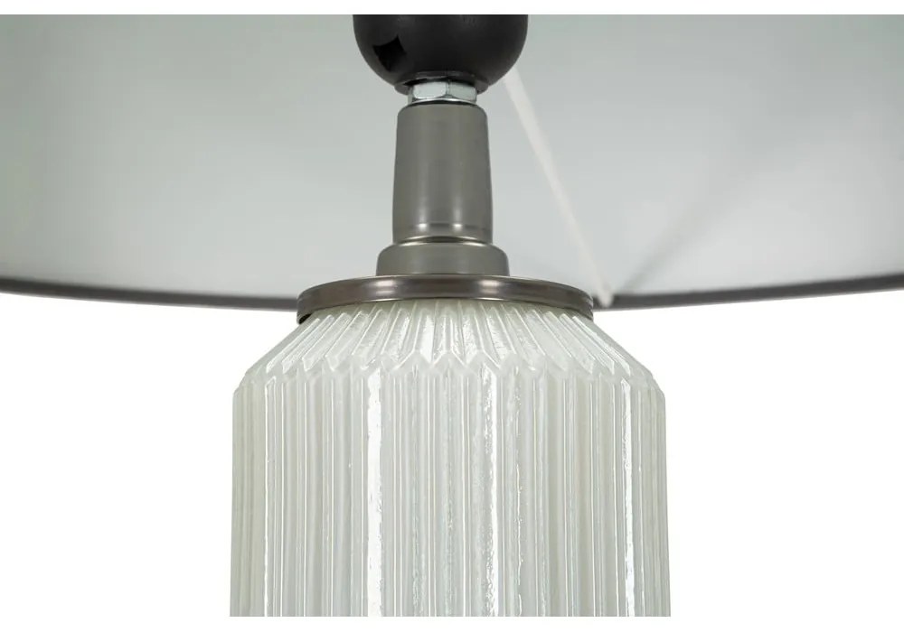 Szürke állólámpa textil búrával (magasság 163 cm) Bright – Mauro Ferretti