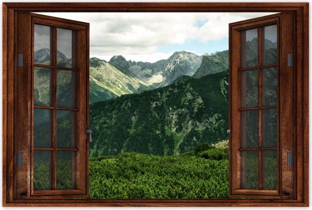 Poszterek 120x80 Tátra Lengyel hegyek Kilátás