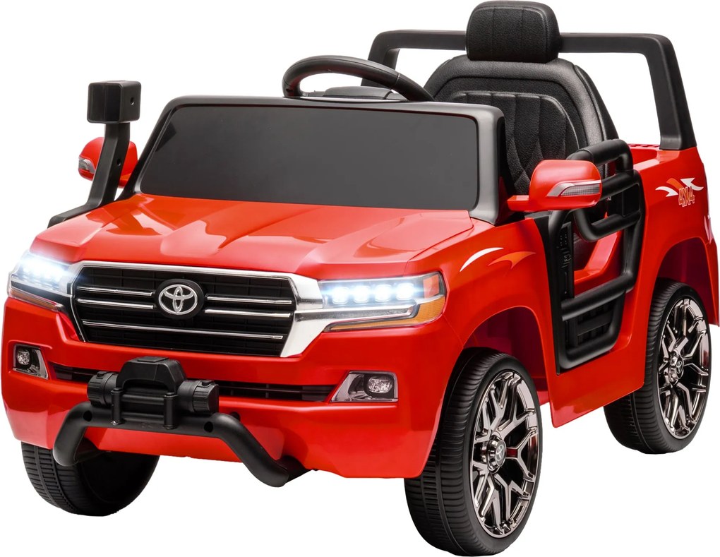 AIYAPLAY Elektromos Autó Gyerekeknek 3 Éves Kortól - Toyota LAND CRUISER Elektromos Autó 12V Akkumulátorral, Távirányítóval, Fényszórókkal, Trombittal