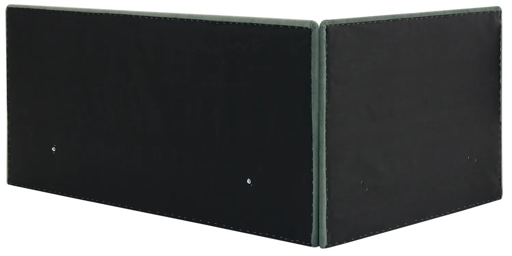 Egyszemélyes ágy 110 cm Optoman (zöld) (ágyráccsal és matraccal) (tárolóhellyel). 1098579