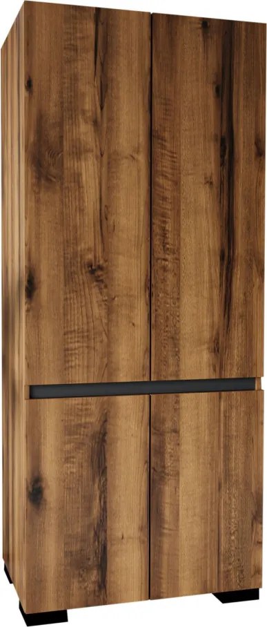 Floransa gardróbszekrény, dió, 90 cm – TR469ORN1110