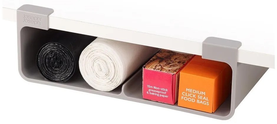 Szürke függő műanyag papírtörlő és fóliatartó CupboardStore – Joseph Joseph