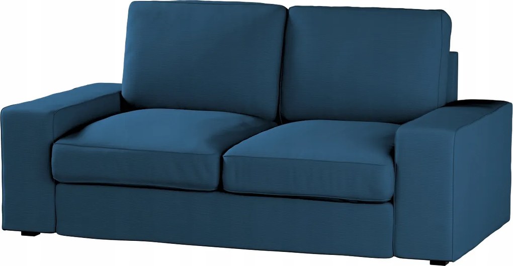 Dekoria Kivik 2 személyes kanapé huzat, összecsukható Ikea kék