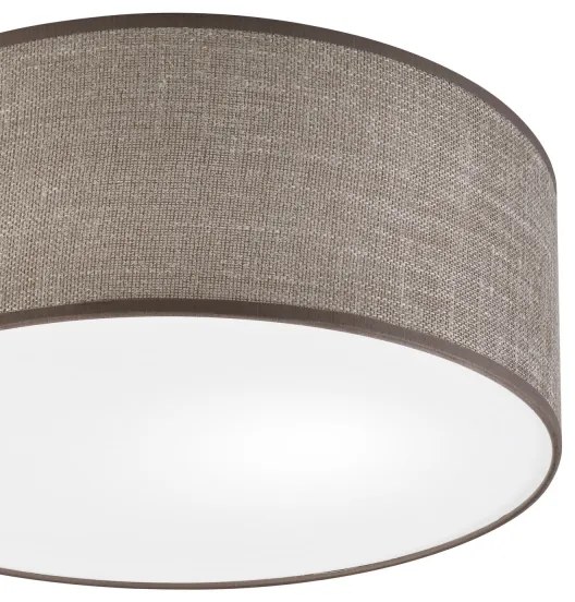 SIRJA mennyezeti lámpatest 1xE27/15W/230V, Ø 35 cm, barna