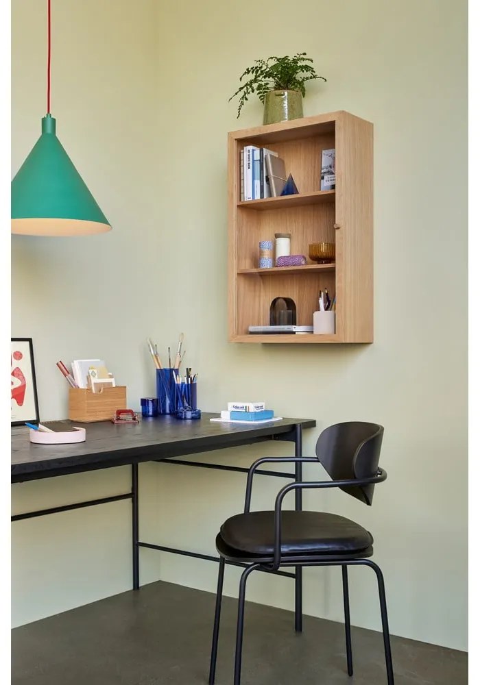 Natúr színű függő tálalószekrény tölgyfa dekorral 50x80 cm Panorama – Hübsch