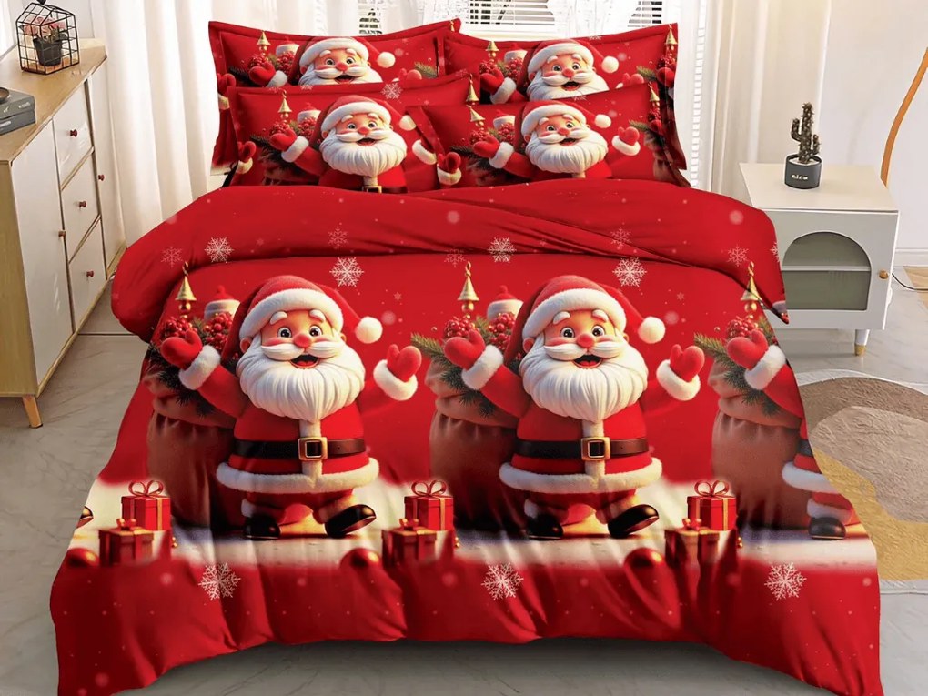 Mikroszálas ágyneműhuzat JOLLYPOP piros Ágyneműhuzat mérete: 70 x 80 cm | 140 x 200 cm