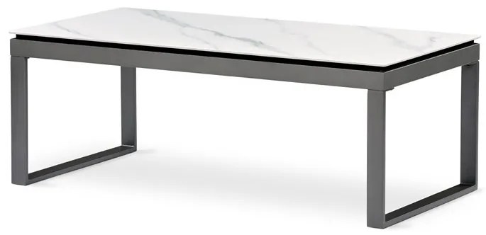 Dohányzóasztal 121 × 61 × 45 cm, szinterezett kerámia, márvány AHG-284 WT