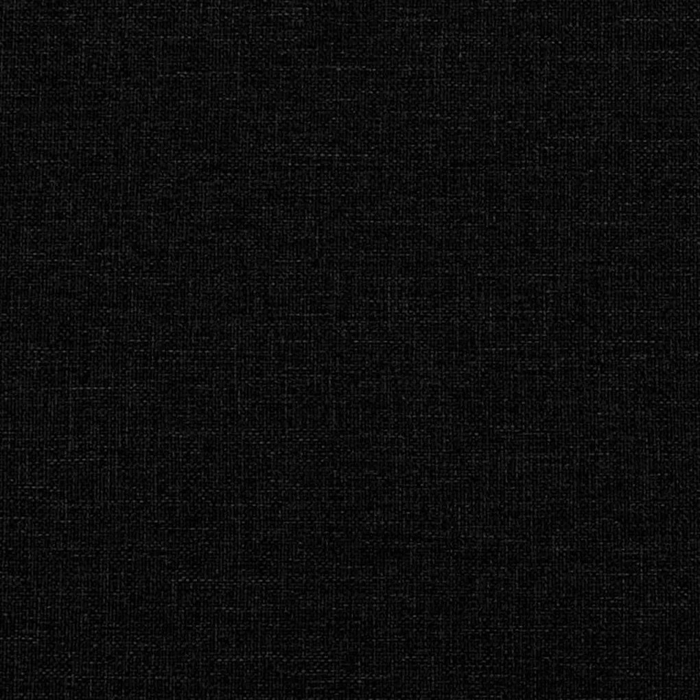 fekete moduláris kanapé lábzsámoly modul 100x100x48 cm