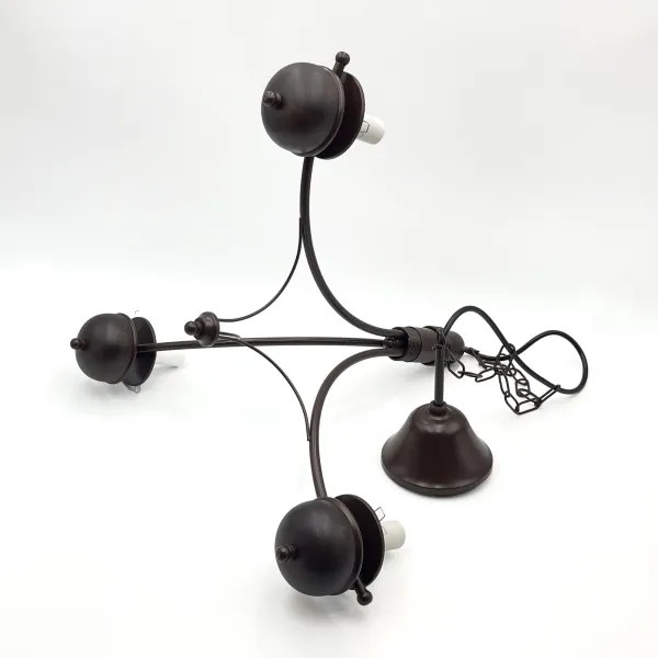 Brilagi - LED Csillár láncon COTTAGE 3xE14/40W/230V tölgy/fehér