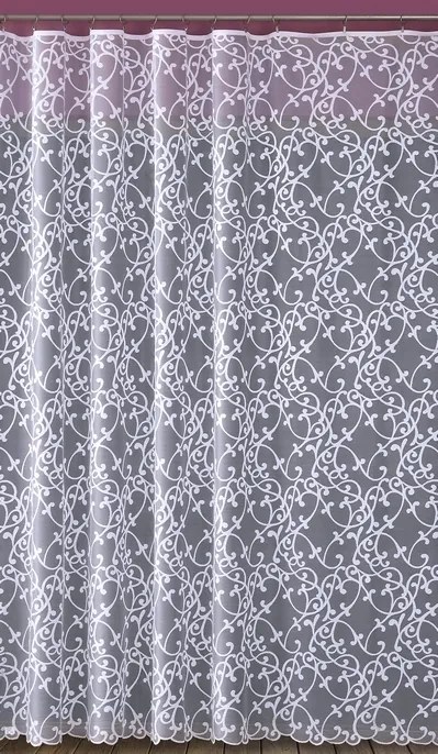 Mg Függöny 619/106 Fehér 200x220cm Kész Szalaggal