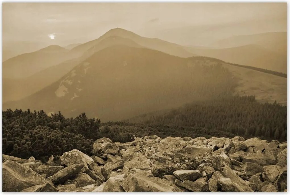 Poszterek 120x80 Hegyi táj Tájkép