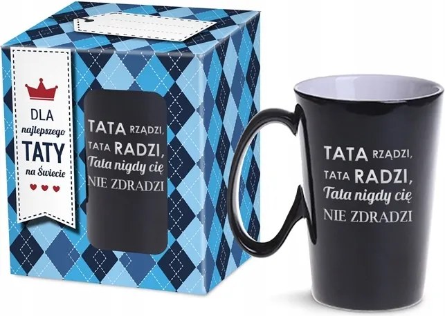 Bögre felirattal Apának ajándékdobozban Apa a főnök