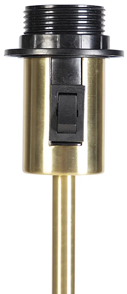 Állólámpa állítható arany világos szürke árnyékolóval 50 cm - Parte