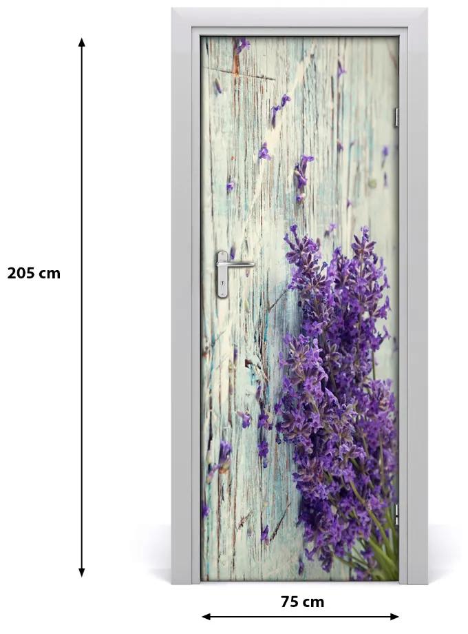 Ajtó tapéta Lavender fa 75x205 cm