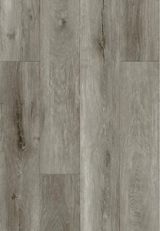 Mexen Riverdale 1240 x 182 mm-es SPC 6,5 mm-es vinyl panelek, IXPE 1,5 mm-es alátét, 4 V-Fuga, Tölgy