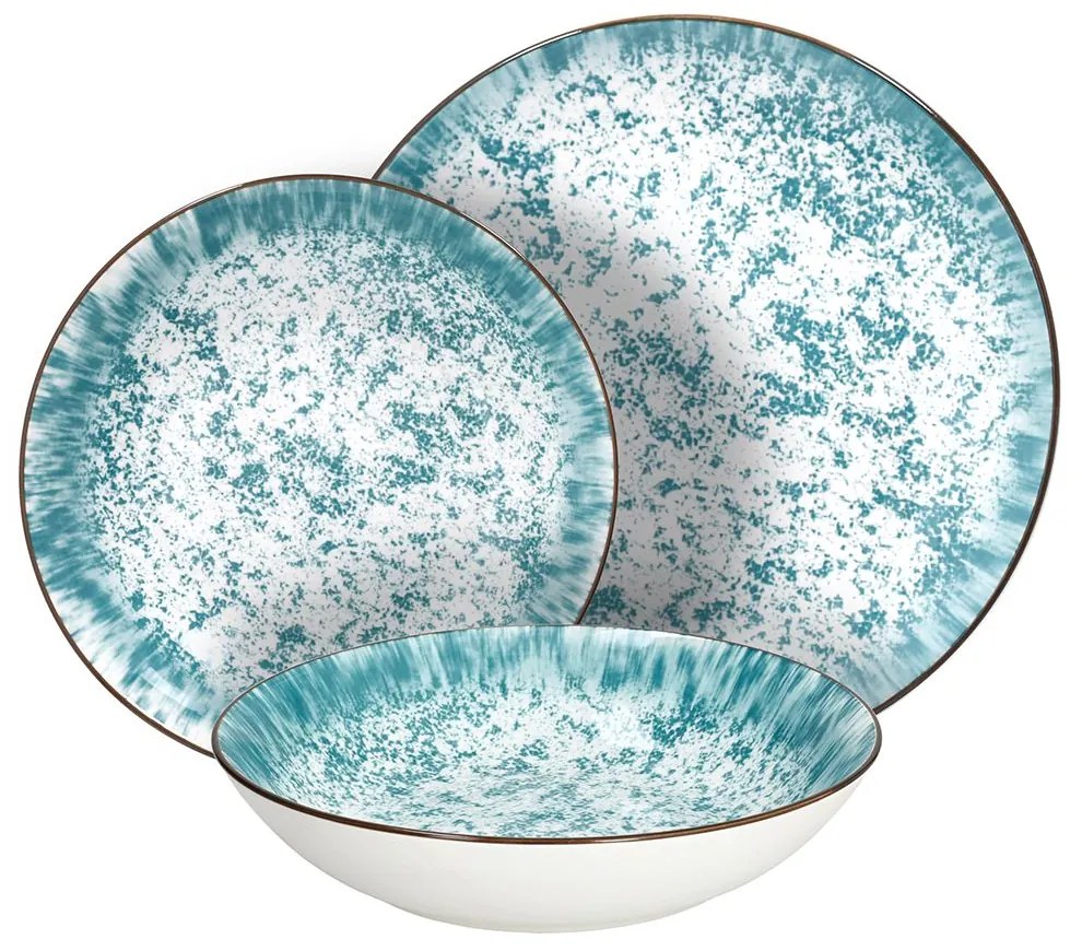 Tognana 18 részes mediterrán porcelán étkészlet Madison