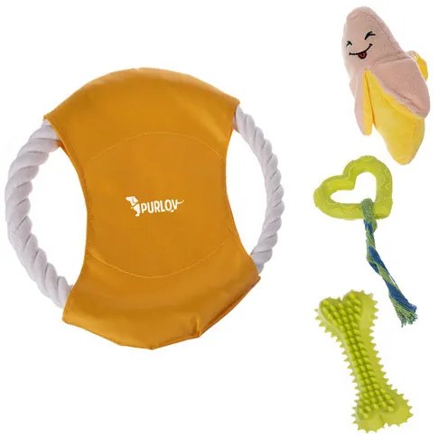 Dog chew toy, tug - set 25384