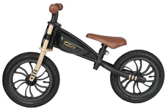 QPlay - Tolós bicikli FEDURO fekete/arany