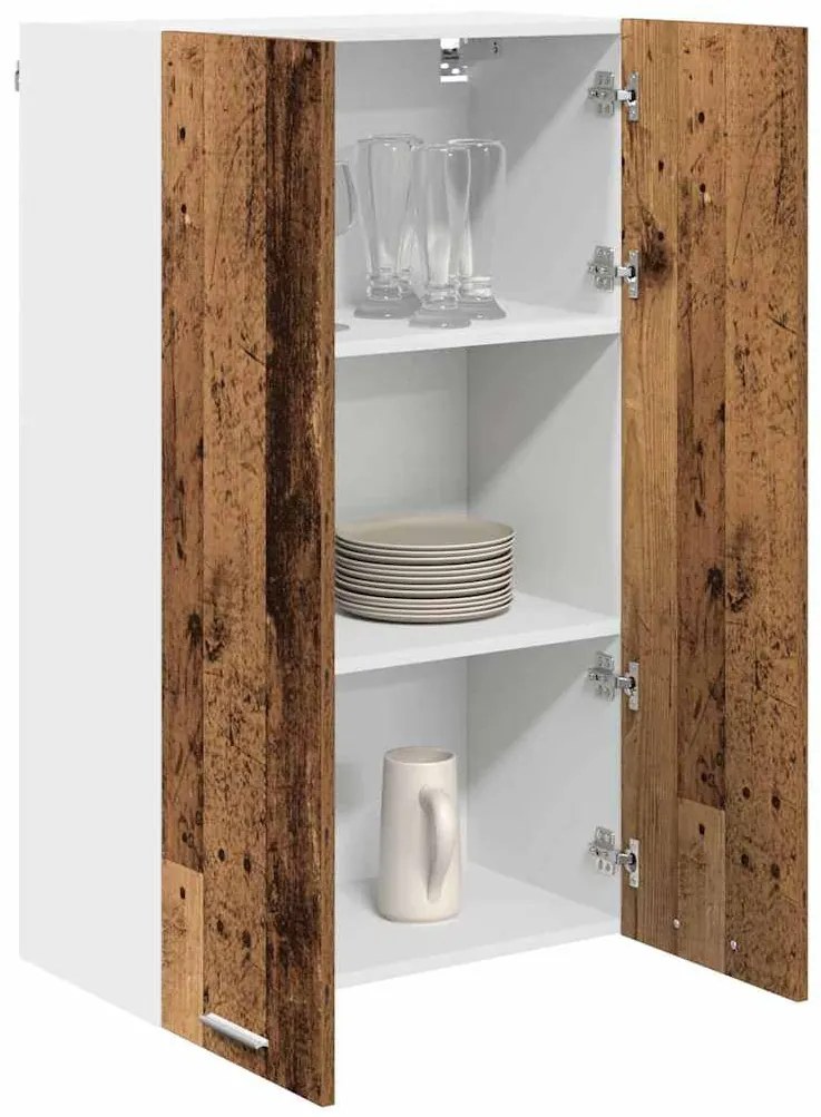 Függő szekrény polcokkal Riga Öreg fa 60 x 31 x 100 cm Faanyag