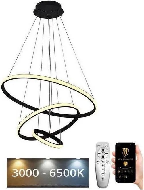 Brilagi - LED fényerőszabályozható kábeles csillár CIRCLE LED/90W/230V 3000-6500K + távirányító