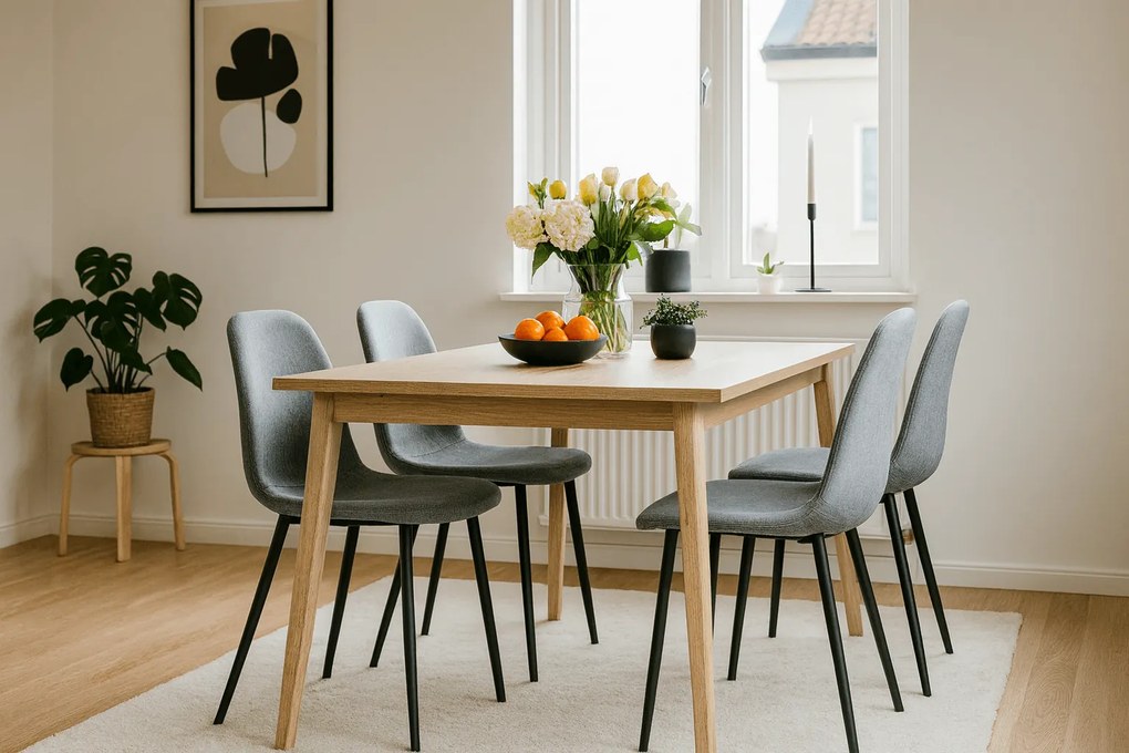 AKCIÓ Szürke FOX szék fekete lábakkal II. osztály