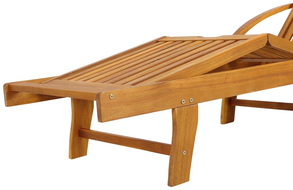 TAMI SUN kerti nyugágy, 195,5x69x85cm, természetes barna Jurhan