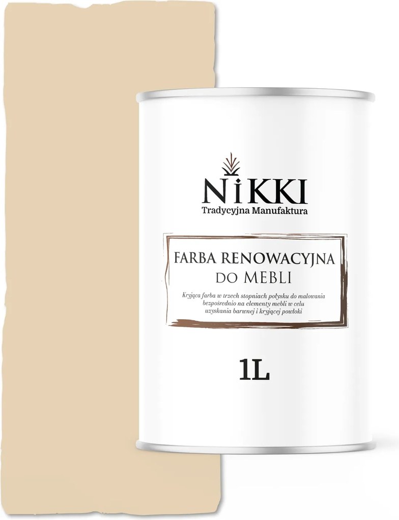 Konyhabútor Festék Szekrényfrontok Krém Bézs RAL1015 Félmatt 1L