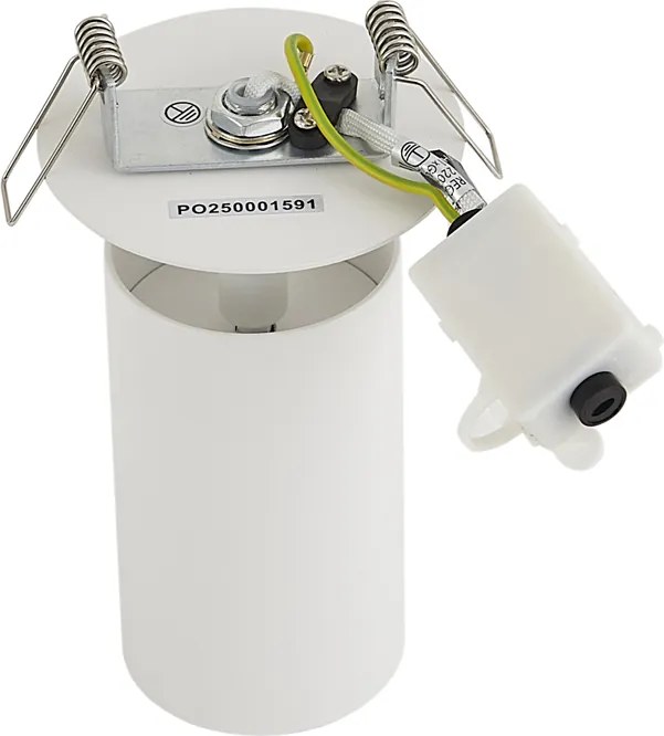 6 darabos modern süllyesztett spotlámpa szett fehér GU10 50mm IP44 - Chels