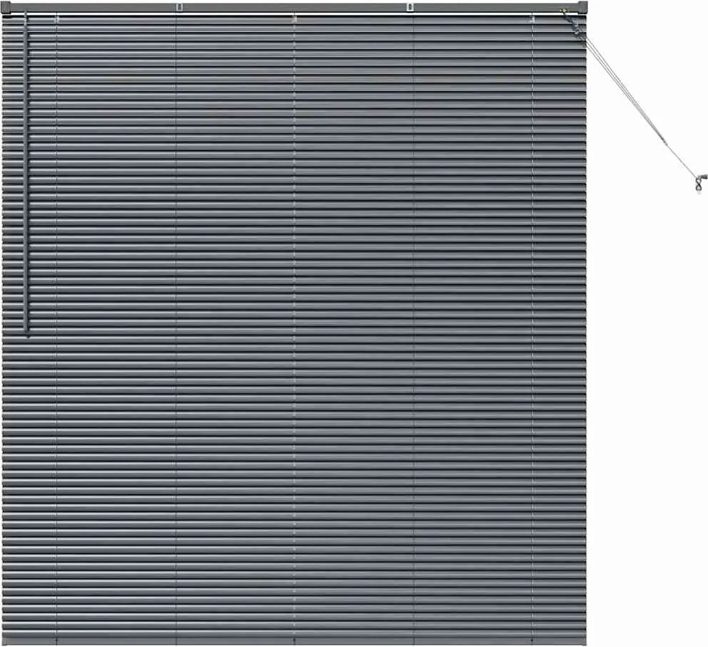 vidaXL Zsalugáter Redőnyök Sötétszürke 175 x 160 cm Alumínium
