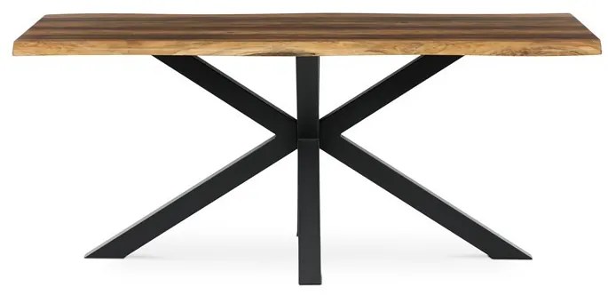 Étkezőasztal Öregtölgy/Fekete Színben. 180x90cm. HT-F4618 OLW