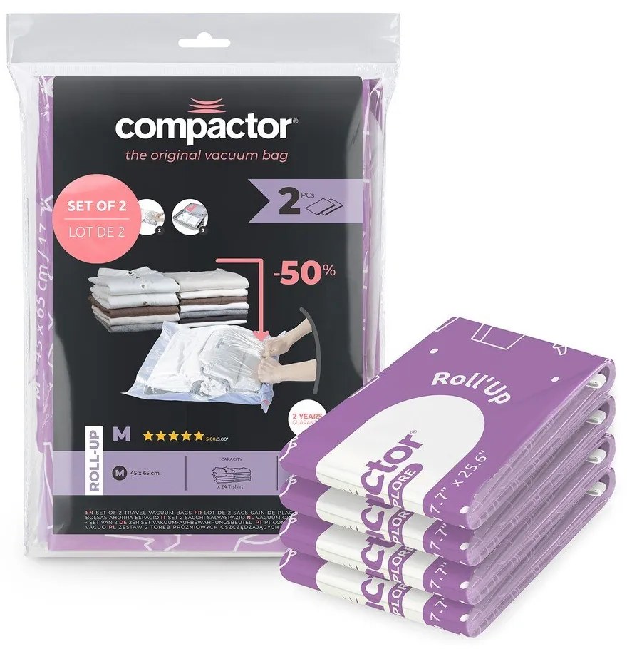 Vákuumzsák készlet 4 db-os Roll Up M – Compactor