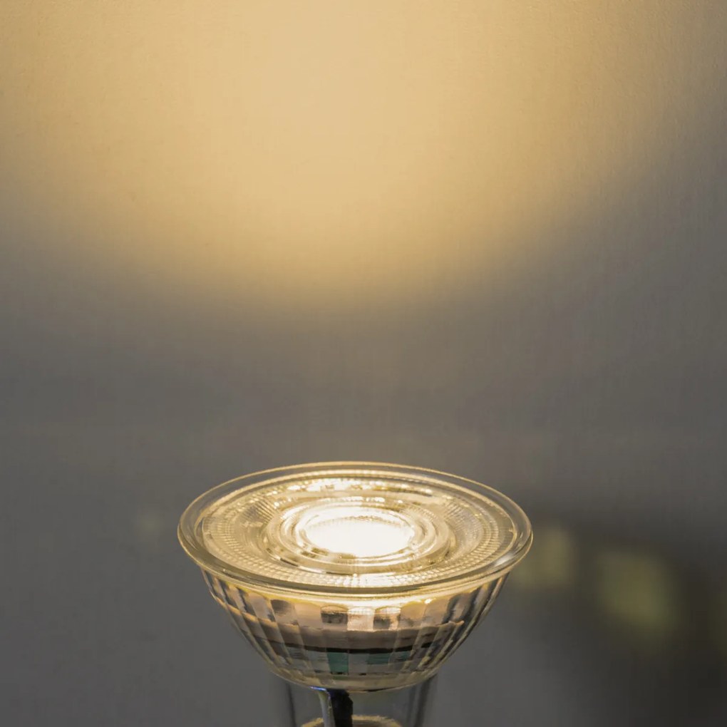 5 darabos GU10 50mm 3 lépésben színhőmérséklet-szabályozható LED izzó, 4.9W 450 lm 2000-2700K