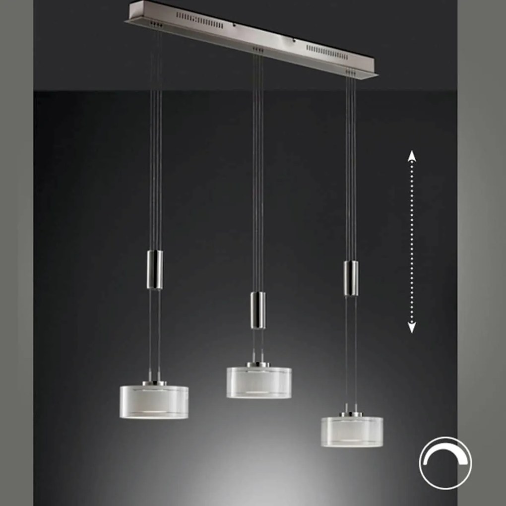 Fischer & Honsel modern függeszték lavin nikkel fhl60449