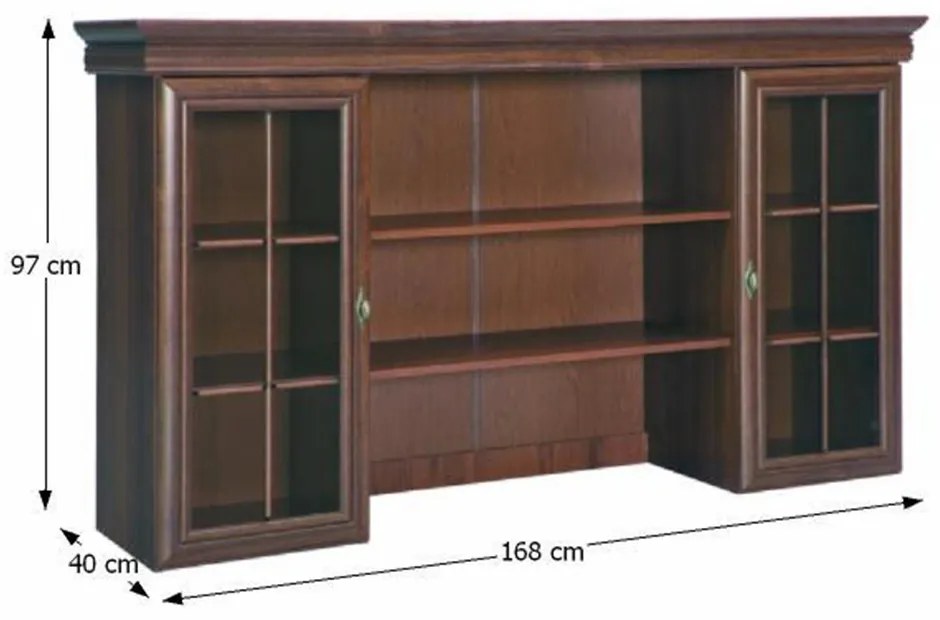 Kora KN5 Samoa King felső vitrinszekrény N