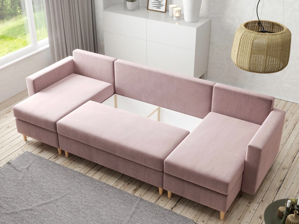 Sarokkanapé U Lover (zöld). Akció -21%. 1065677