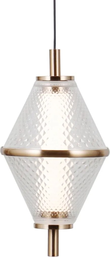 Italux modern függeszték fuente átlátszó arany itxpnd-34395-1-hbr