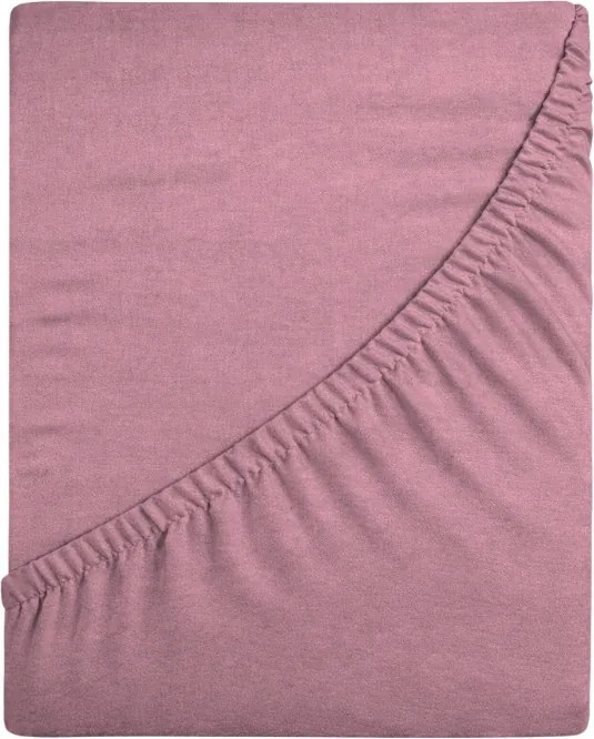 Jersey Gumis Lepedő 120x200 Vastag DeLux 155 Párizsi Rózsaszín