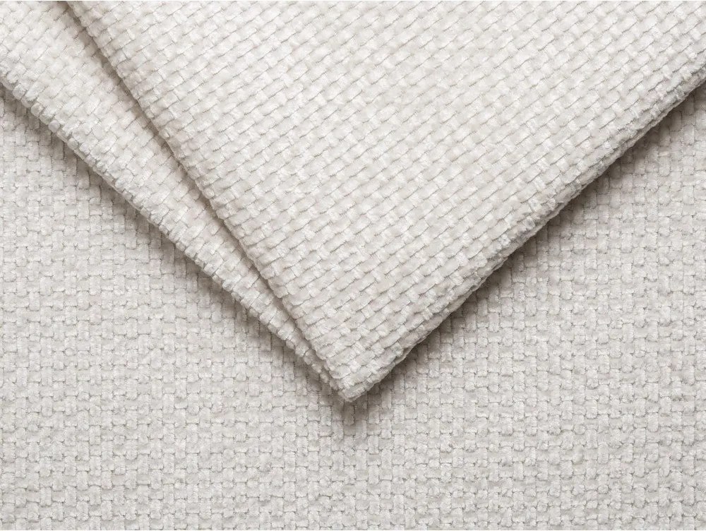 Krémszínű zsenília sarokkanapé (jobb oldali-heverő résszel) Lupine – Micadoni