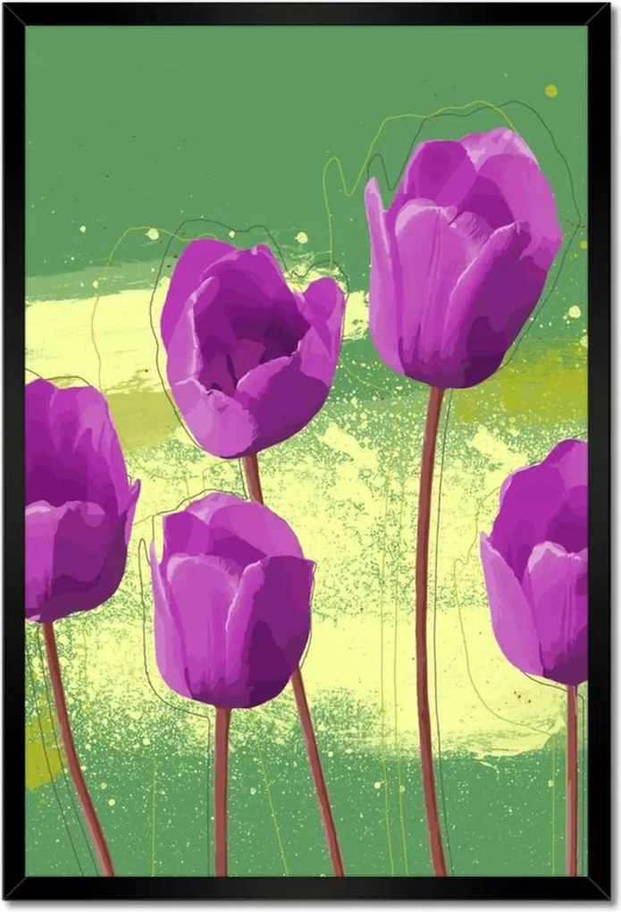 Poszterek keretben 40x60 Mezei pipacs Divatos minta