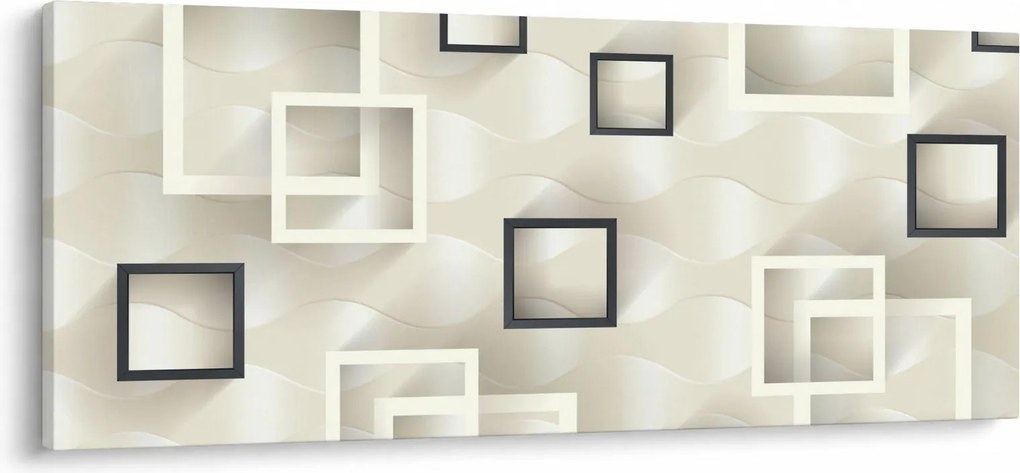 Geometriai absztrakt kép (120x50 cm)