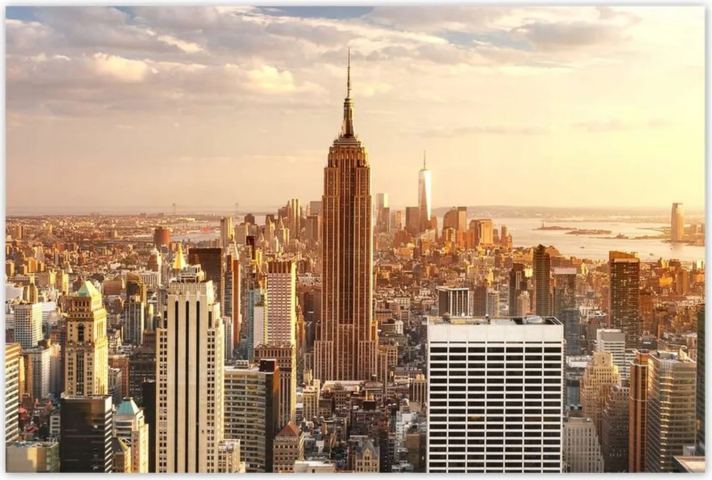 Poszterek 120x80 New York felülnézet