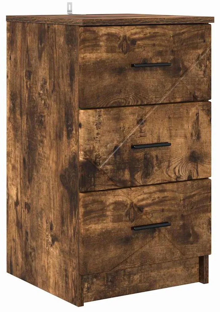 Éjjeliszekrény fiókkal Füstölt tölgy 38 x 38 x 66 cm Faanyag